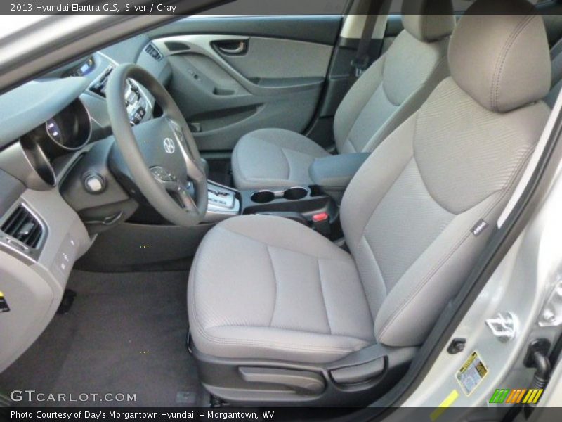 Silver / Gray 2013 Hyundai Elantra GLS