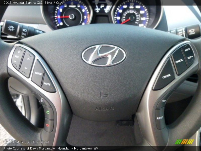 Silver / Gray 2013 Hyundai Elantra GLS