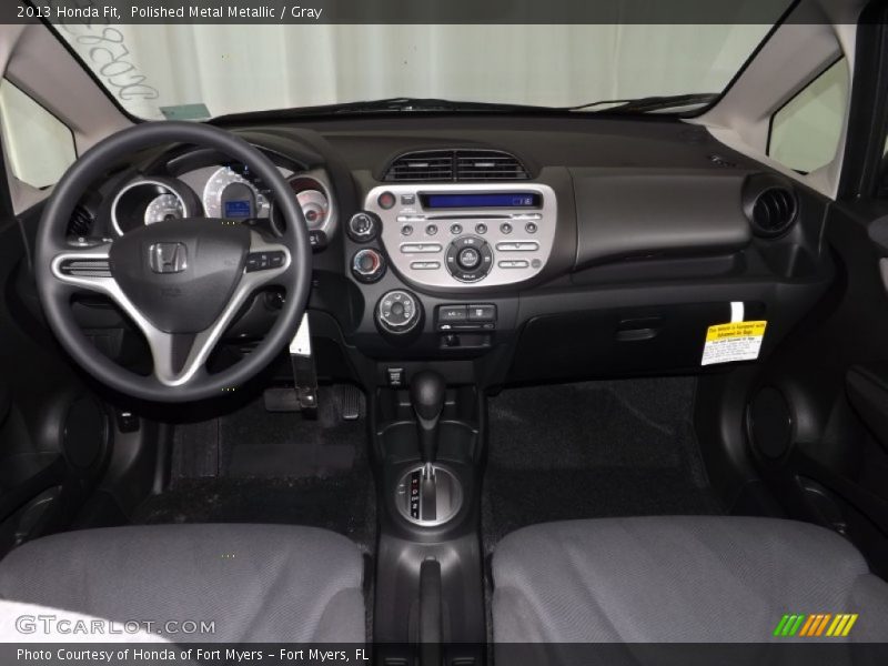 Polished Metal Metallic / Gray 2013 Honda Fit