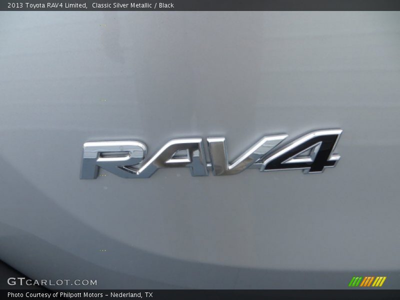 Classic Silver Metallic / Black 2013 Toyota RAV4 Limited