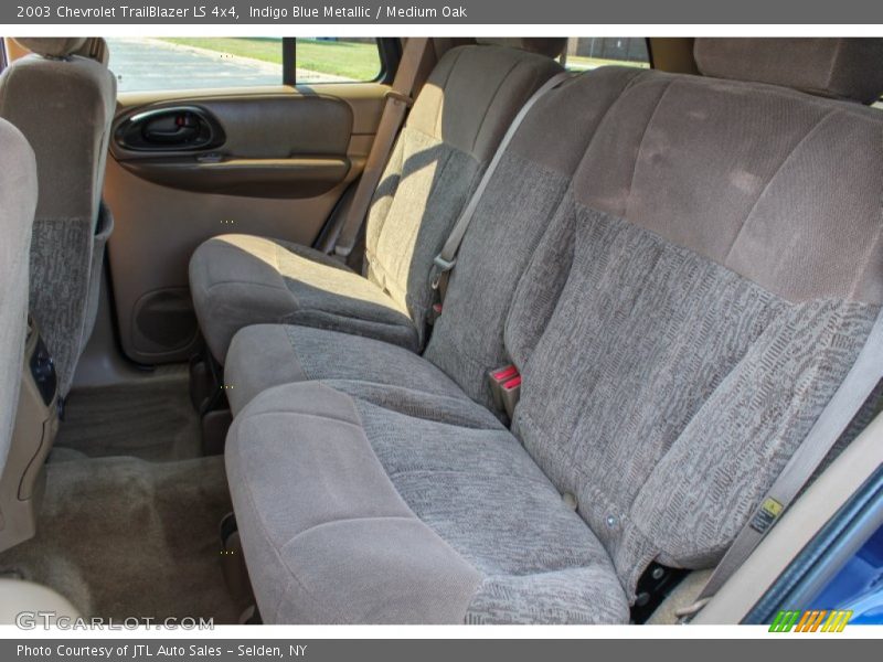 Indigo Blue Metallic / Medium Oak 2003 Chevrolet TrailBlazer LS 4x4