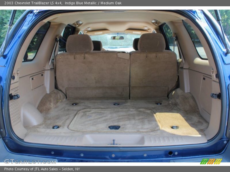 Indigo Blue Metallic / Medium Oak 2003 Chevrolet TrailBlazer LS 4x4