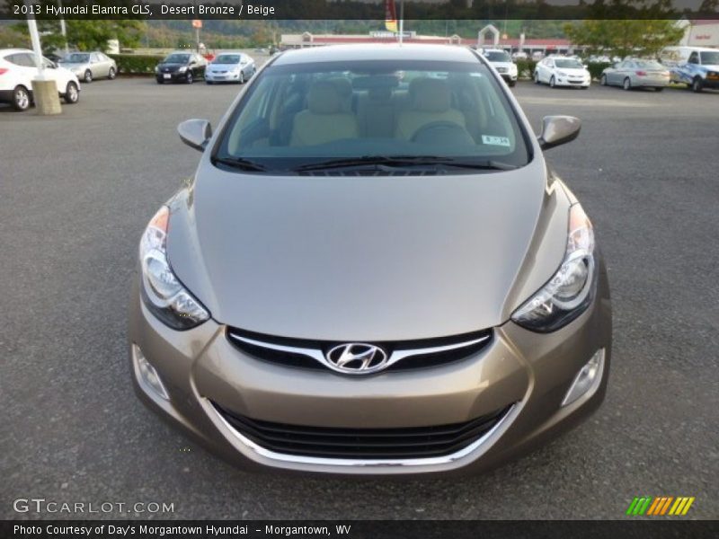 Desert Bronze / Beige 2013 Hyundai Elantra GLS