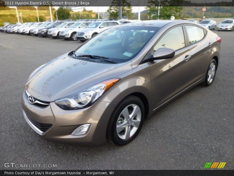 Desert Bronze / Beige 2013 Hyundai Elantra GLS