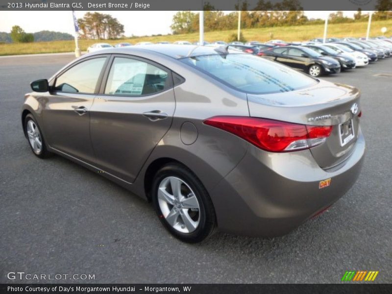 Desert Bronze / Beige 2013 Hyundai Elantra GLS