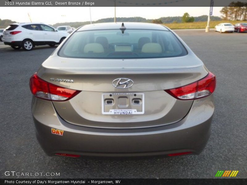 Desert Bronze / Beige 2013 Hyundai Elantra GLS