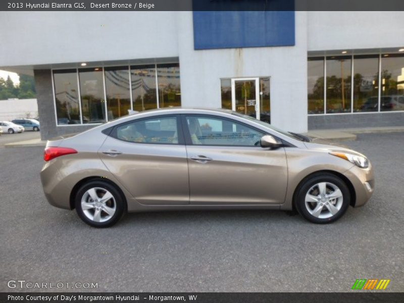 Desert Bronze / Beige 2013 Hyundai Elantra GLS