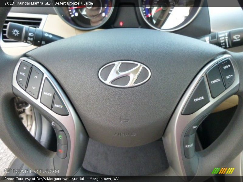 Desert Bronze / Beige 2013 Hyundai Elantra GLS
