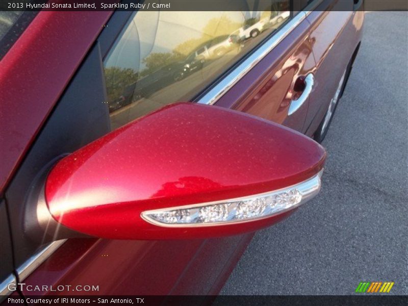 Sparkling Ruby / Camel 2013 Hyundai Sonata Limited