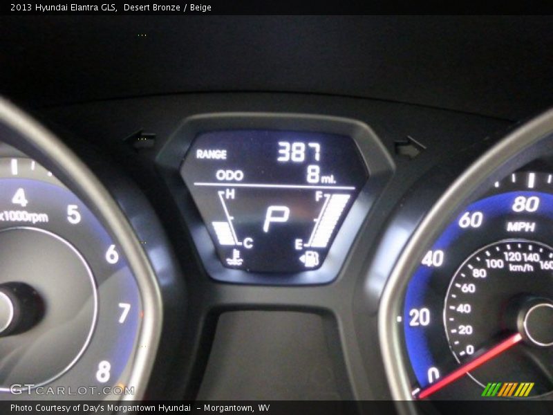 Desert Bronze / Beige 2013 Hyundai Elantra GLS