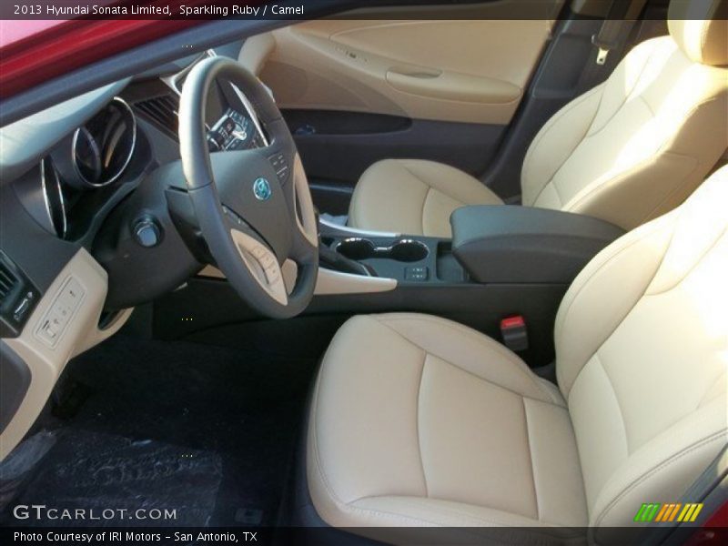 Sparkling Ruby / Camel 2013 Hyundai Sonata Limited