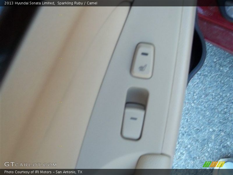Sparkling Ruby / Camel 2013 Hyundai Sonata Limited