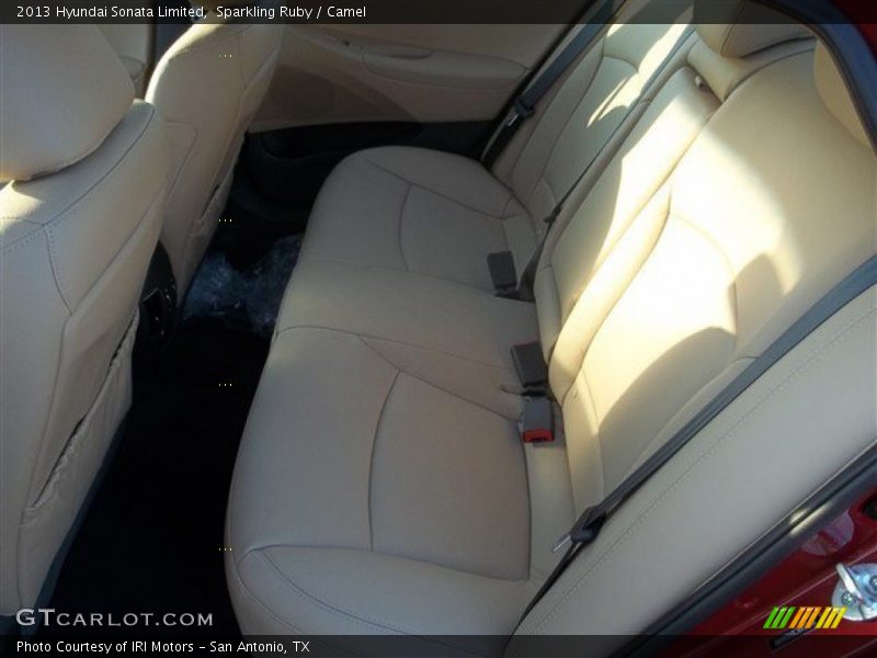 Sparkling Ruby / Camel 2013 Hyundai Sonata Limited