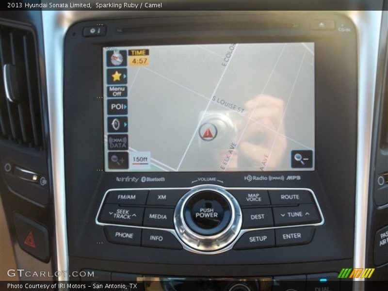 Sparkling Ruby / Camel 2013 Hyundai Sonata Limited