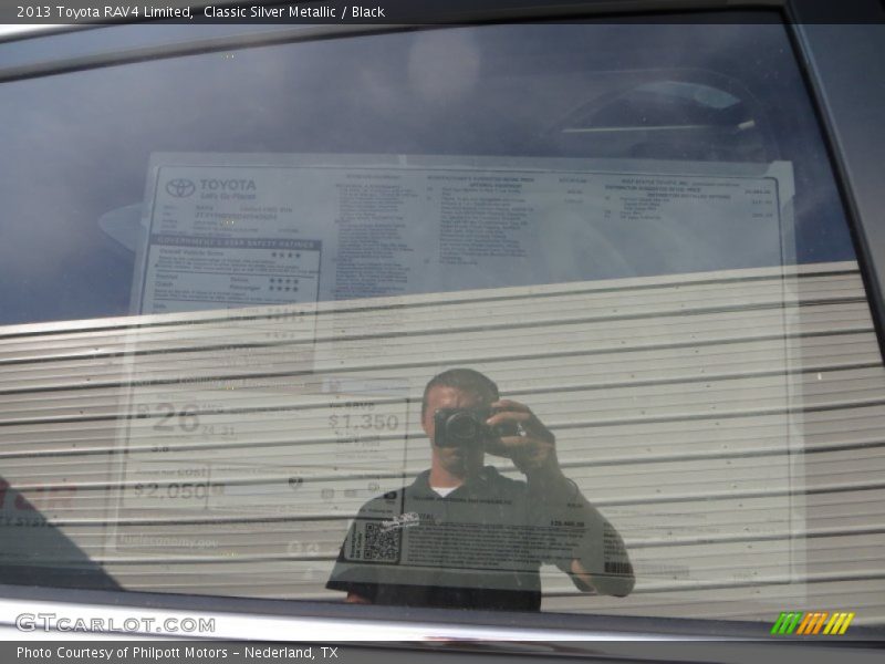 Classic Silver Metallic / Black 2013 Toyota RAV4 Limited