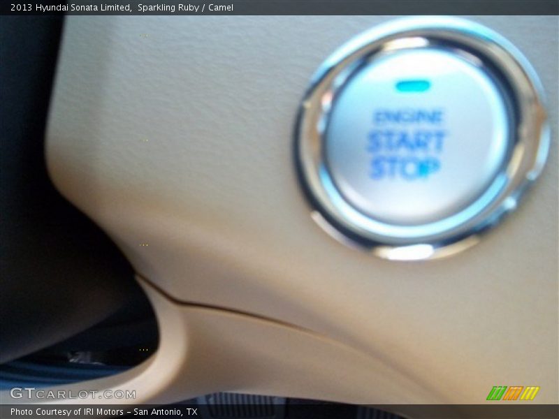 Sparkling Ruby / Camel 2013 Hyundai Sonata Limited
