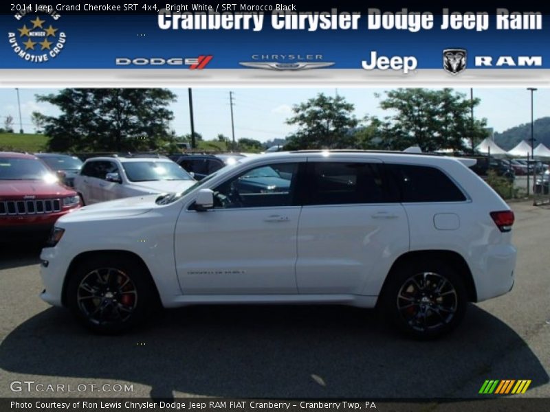 Bright White / SRT Morocco Black 2014 Jeep Grand Cherokee SRT 4x4