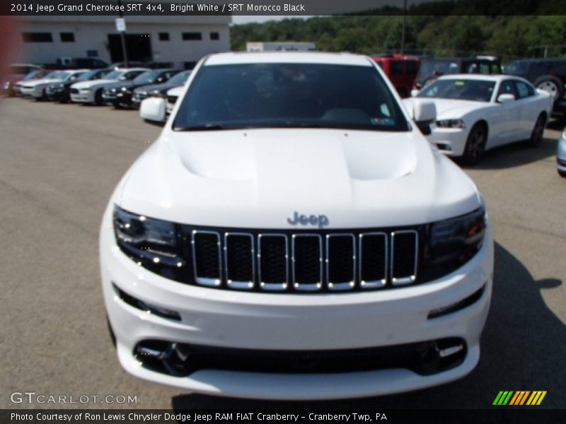 Bright White / SRT Morocco Black 2014 Jeep Grand Cherokee SRT 4x4