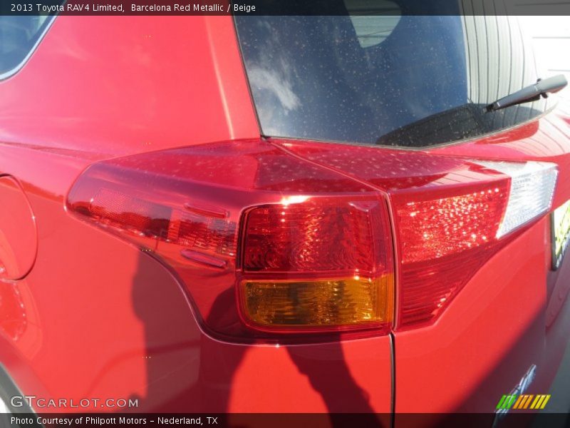 Barcelona Red Metallic / Beige 2013 Toyota RAV4 Limited