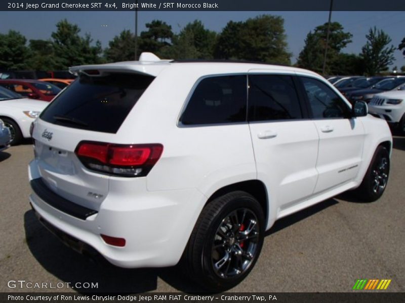 Bright White / SRT Morocco Black 2014 Jeep Grand Cherokee SRT 4x4