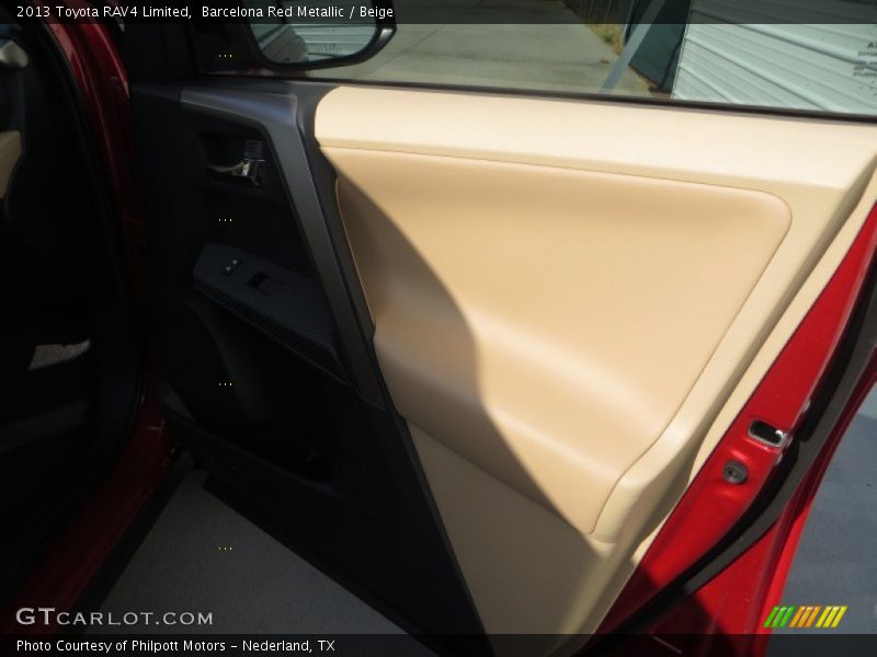 Barcelona Red Metallic / Beige 2013 Toyota RAV4 Limited