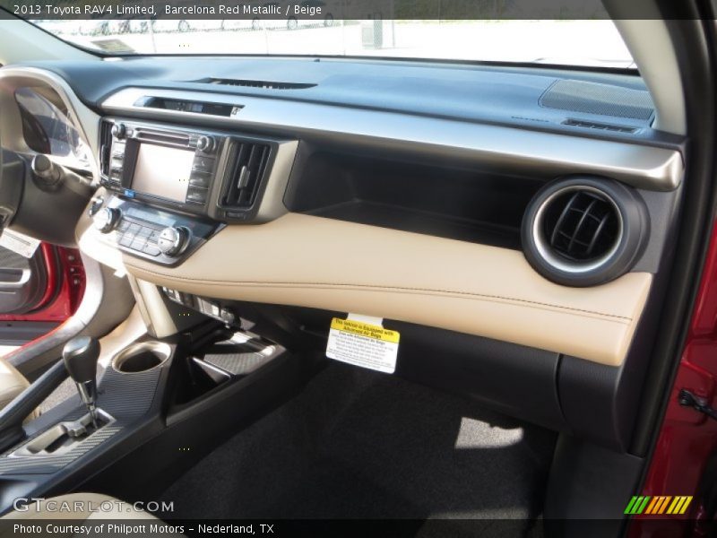 Barcelona Red Metallic / Beige 2013 Toyota RAV4 Limited
