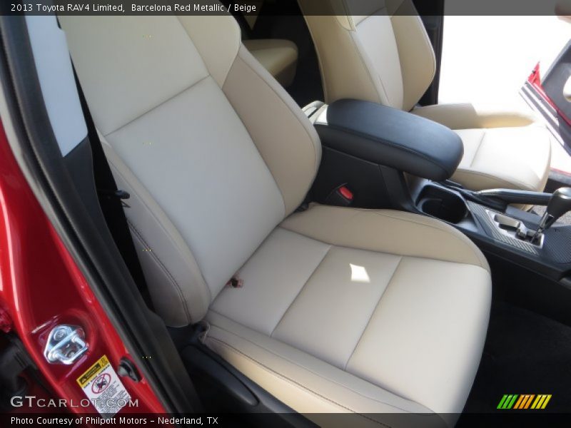 Barcelona Red Metallic / Beige 2013 Toyota RAV4 Limited