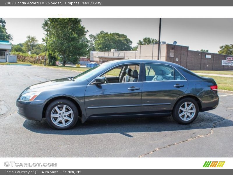 Graphite Pearl / Gray 2003 Honda Accord EX V6 Sedan