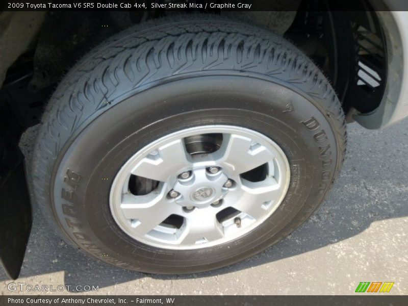 Silver Streak Mica / Graphite Gray 2009 Toyota Tacoma V6 SR5 Double Cab 4x4