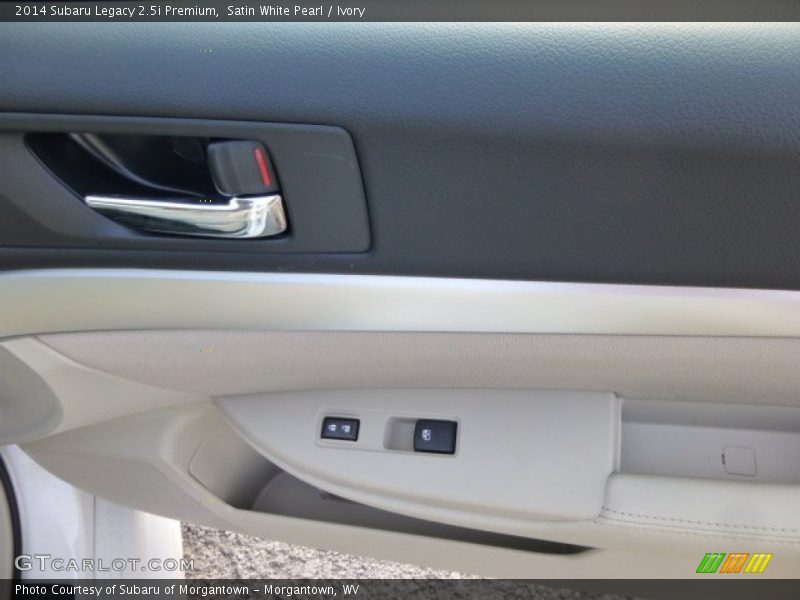 Satin White Pearl / Ivory 2014 Subaru Legacy 2.5i Premium