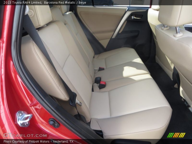 Barcelona Red Metallic / Beige 2013 Toyota RAV4 Limited