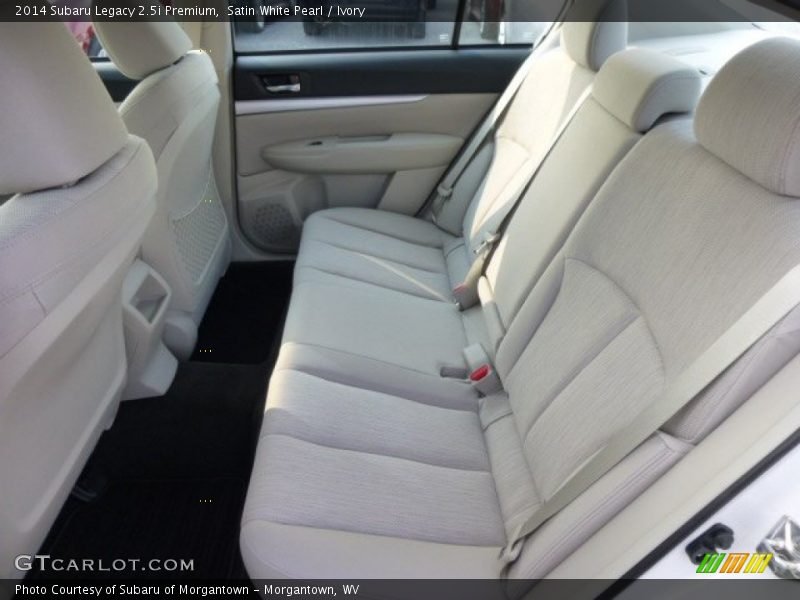 Satin White Pearl / Ivory 2014 Subaru Legacy 2.5i Premium