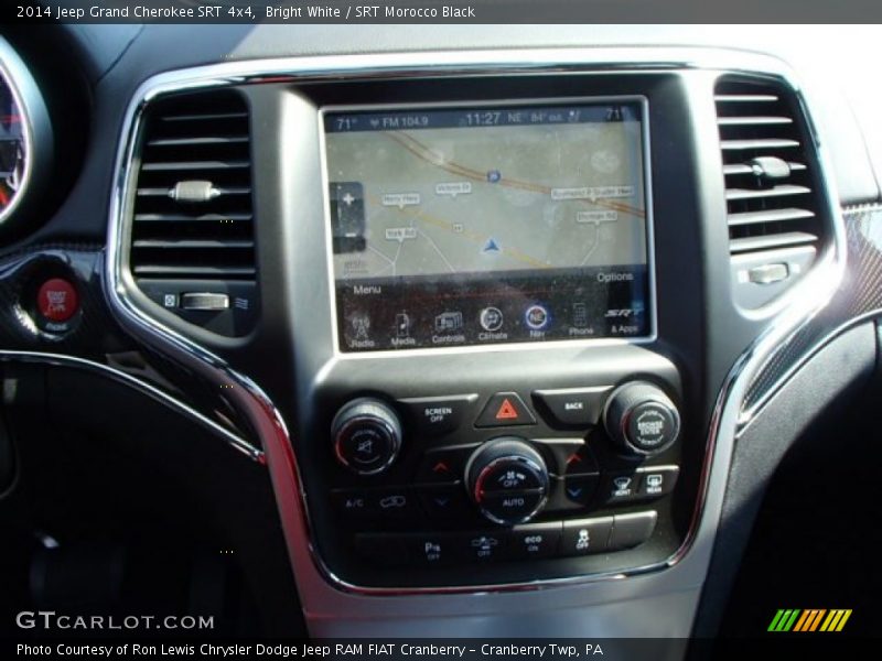 Bright White / SRT Morocco Black 2014 Jeep Grand Cherokee SRT 4x4
