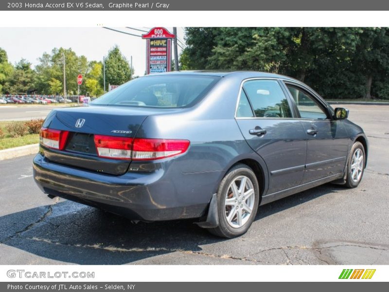 Graphite Pearl / Gray 2003 Honda Accord EX V6 Sedan