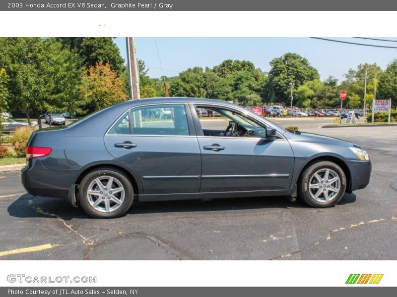 Graphite Pearl / Gray 2003 Honda Accord EX V6 Sedan