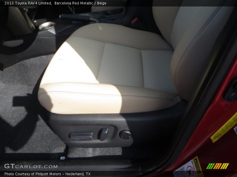 Barcelona Red Metallic / Beige 2013 Toyota RAV4 Limited