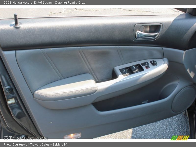 Graphite Pearl / Gray 2003 Honda Accord EX V6 Sedan