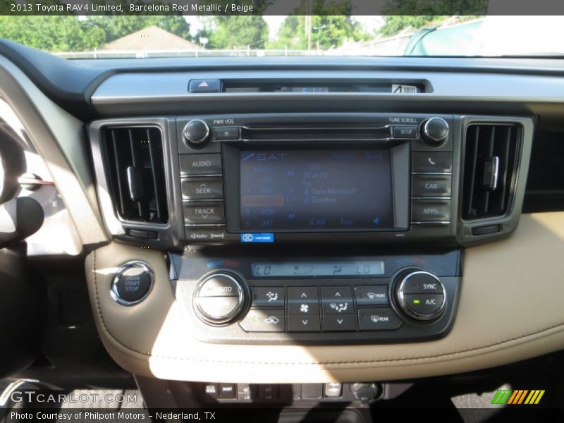 Barcelona Red Metallic / Beige 2013 Toyota RAV4 Limited
