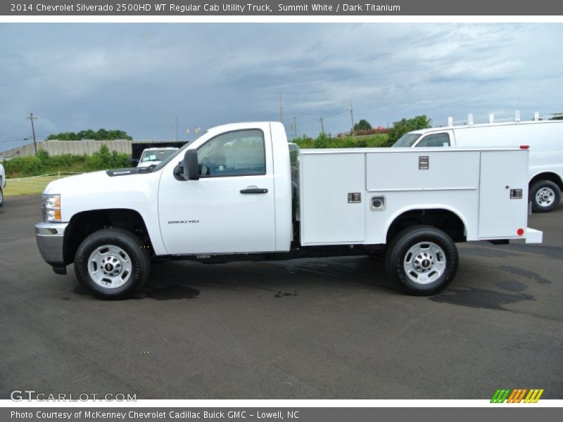  2014 Silverado 2500HD WT Regular Cab Utility Truck Summit White