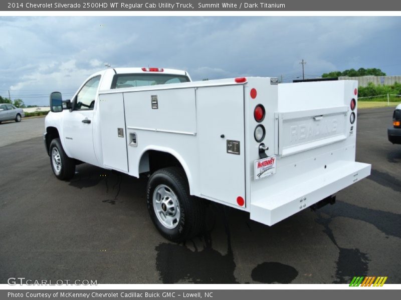 Summit White / Dark Titanium 2014 Chevrolet Silverado 2500HD WT Regular Cab Utility Truck