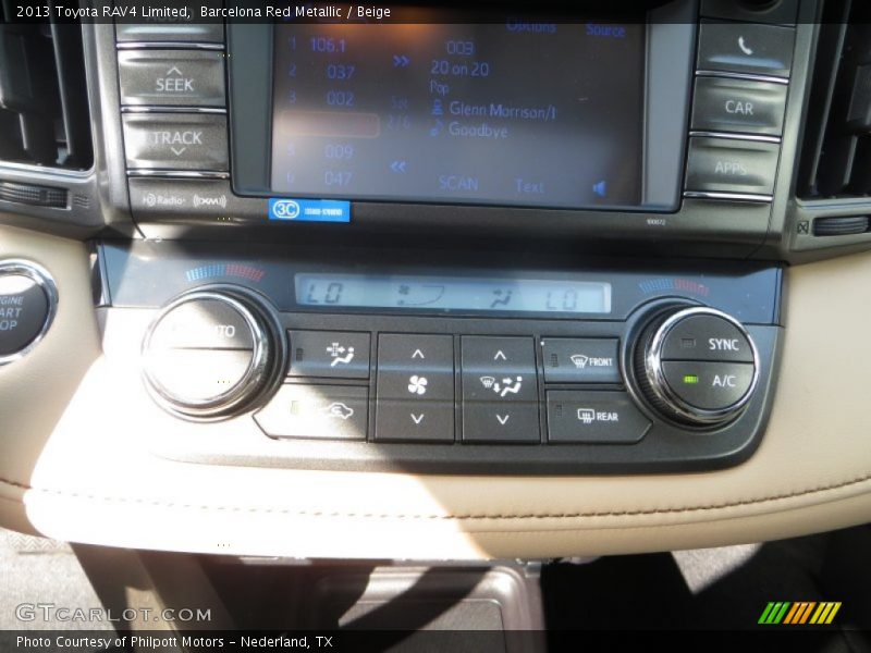 Barcelona Red Metallic / Beige 2013 Toyota RAV4 Limited