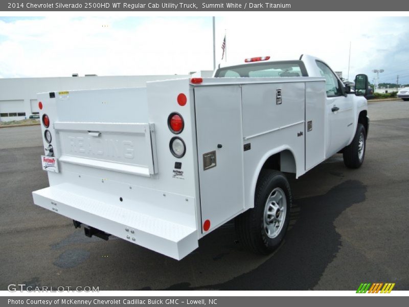 Summit White / Dark Titanium 2014 Chevrolet Silverado 2500HD WT Regular Cab Utility Truck