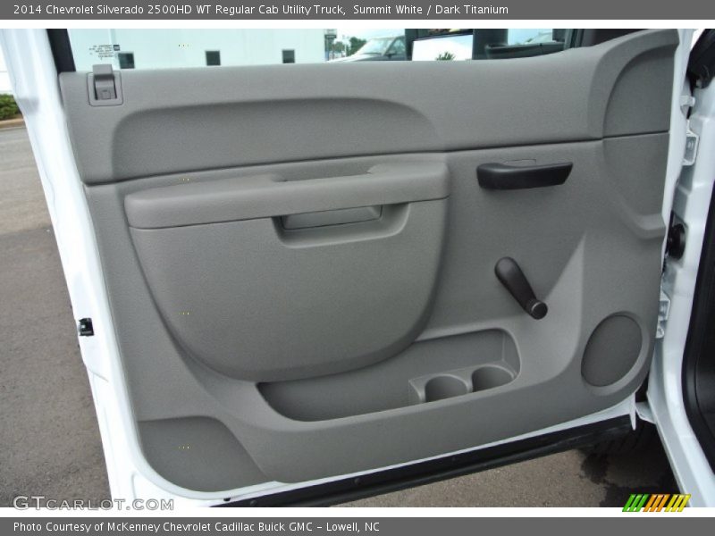 Summit White / Dark Titanium 2014 Chevrolet Silverado 2500HD WT Regular Cab Utility Truck
