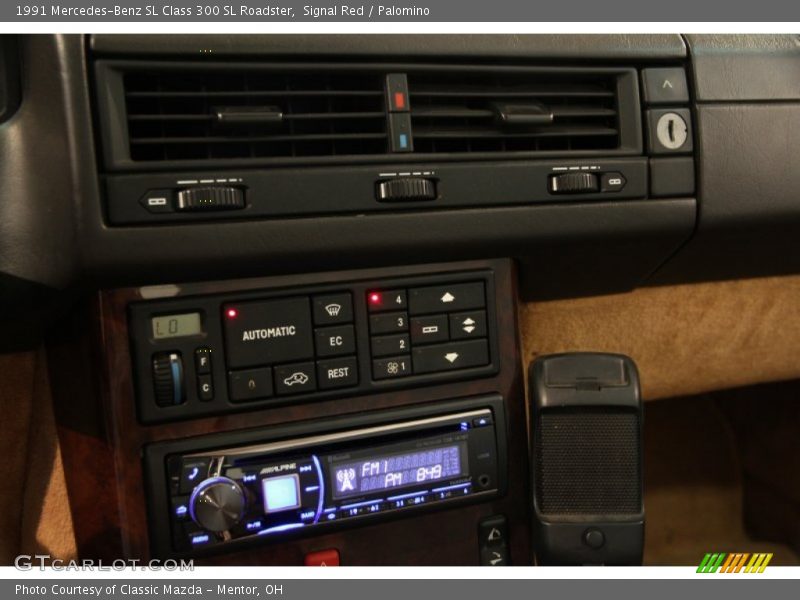 Signal Red / Palomino 1991 Mercedes-Benz SL Class 300 SL Roadster
