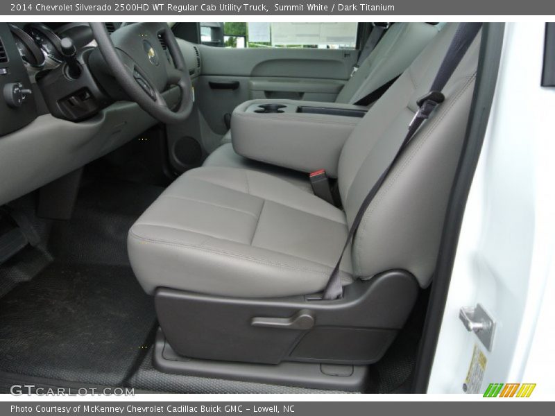Summit White / Dark Titanium 2014 Chevrolet Silverado 2500HD WT Regular Cab Utility Truck