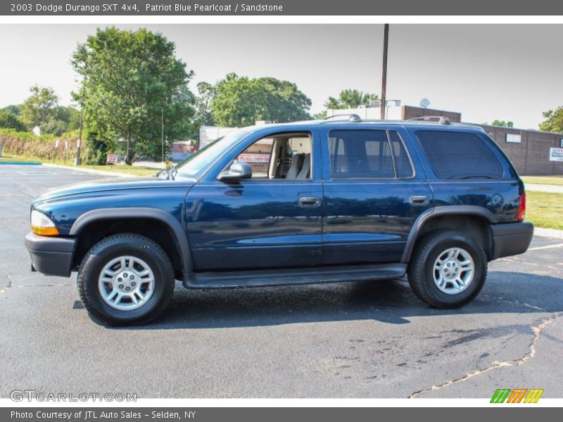 Patriot Blue Pearlcoat / Sandstone 2003 Dodge Durango SXT 4x4