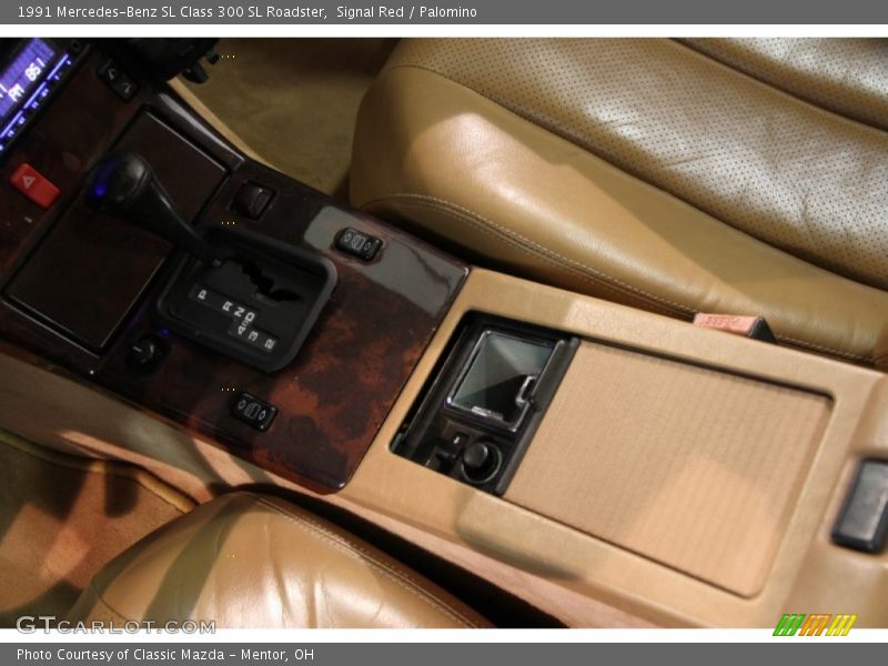 Signal Red / Palomino 1991 Mercedes-Benz SL Class 300 SL Roadster
