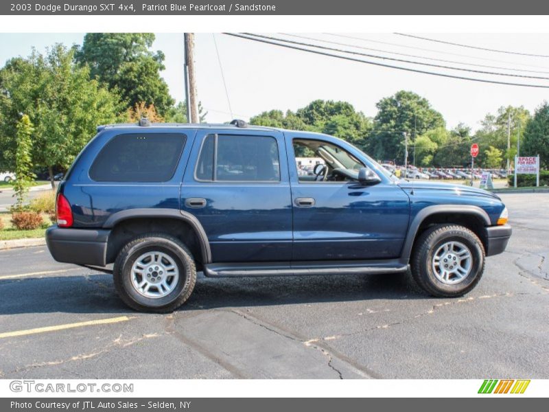 Patriot Blue Pearlcoat / Sandstone 2003 Dodge Durango SXT 4x4