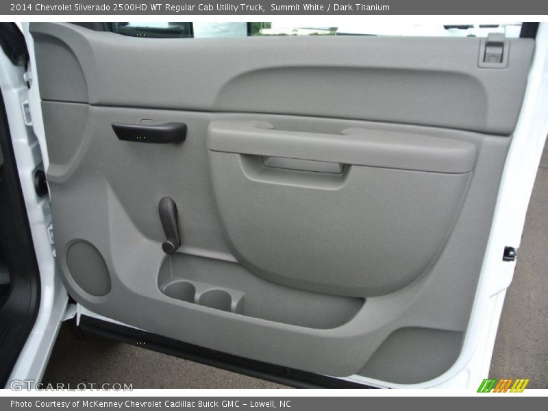 Summit White / Dark Titanium 2014 Chevrolet Silverado 2500HD WT Regular Cab Utility Truck