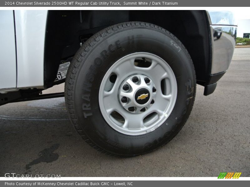 Summit White / Dark Titanium 2014 Chevrolet Silverado 2500HD WT Regular Cab Utility Truck